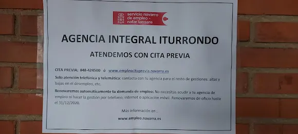 Agencia Integral de Empleo -Iturrondo- - Pamplona/Iruna